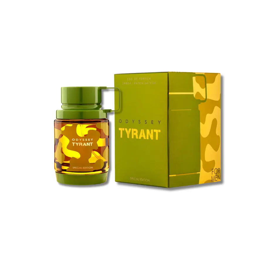 Men's Travel Size Armaf Odyssey Tyrant Eau De Parfum (2.02fl.oz) - Aroma Eau De Parfum Men's Fragrance with Citrus Lift, Amber Musk Depth, Wood Notes
