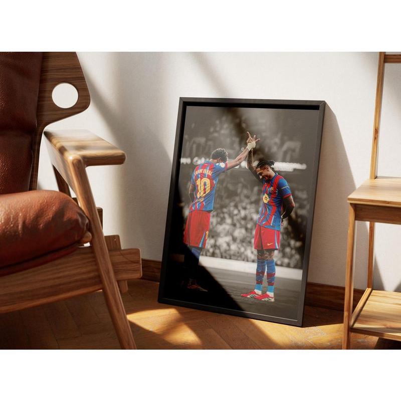 Raphinha Poster Lamine Yamal Poster Signed Football Poster( Unframed - Print Only )