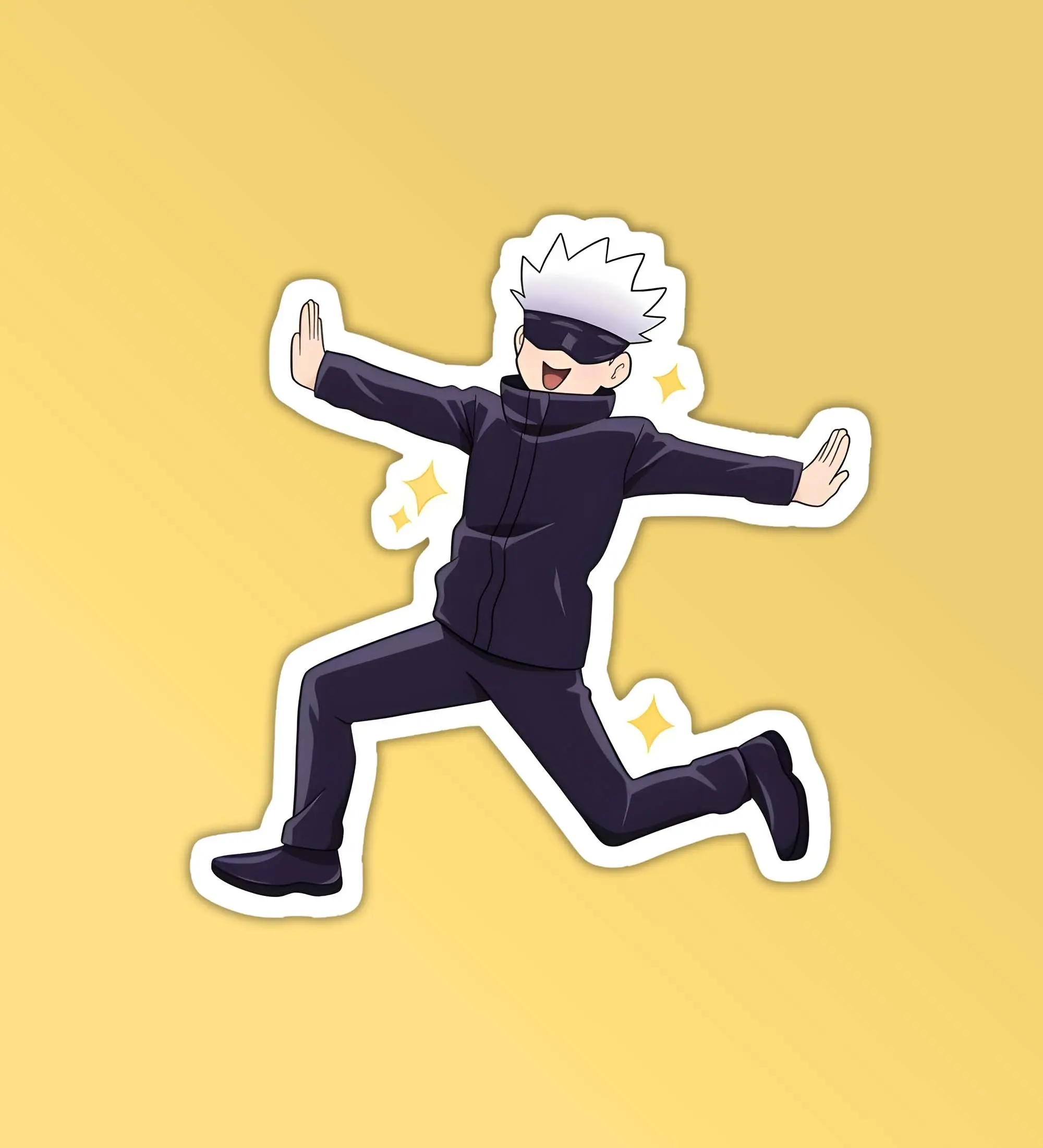 Gojo Satoru Jujutsu Kaisen Sticker Classical Character Design for Fans Planner Notebook Decor