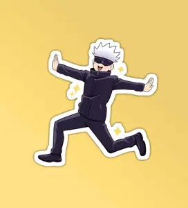 Gojo Satoru Jujutsu Kaisen Sticker Classical Character Design for Fans Planner Notebook Decor