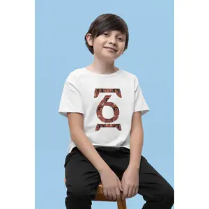 Kids Heavy unisex cotton T-shirt| Ethiopian and Eritrean Cultural Geez number 1(አሐዱ)| Print Unisex T-Shirt: Saba Vibes Edition