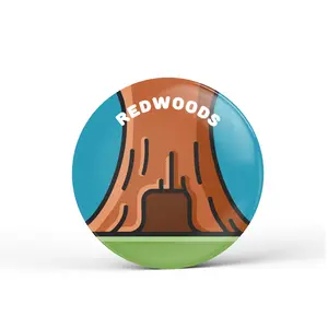 Redwoods National Park Button