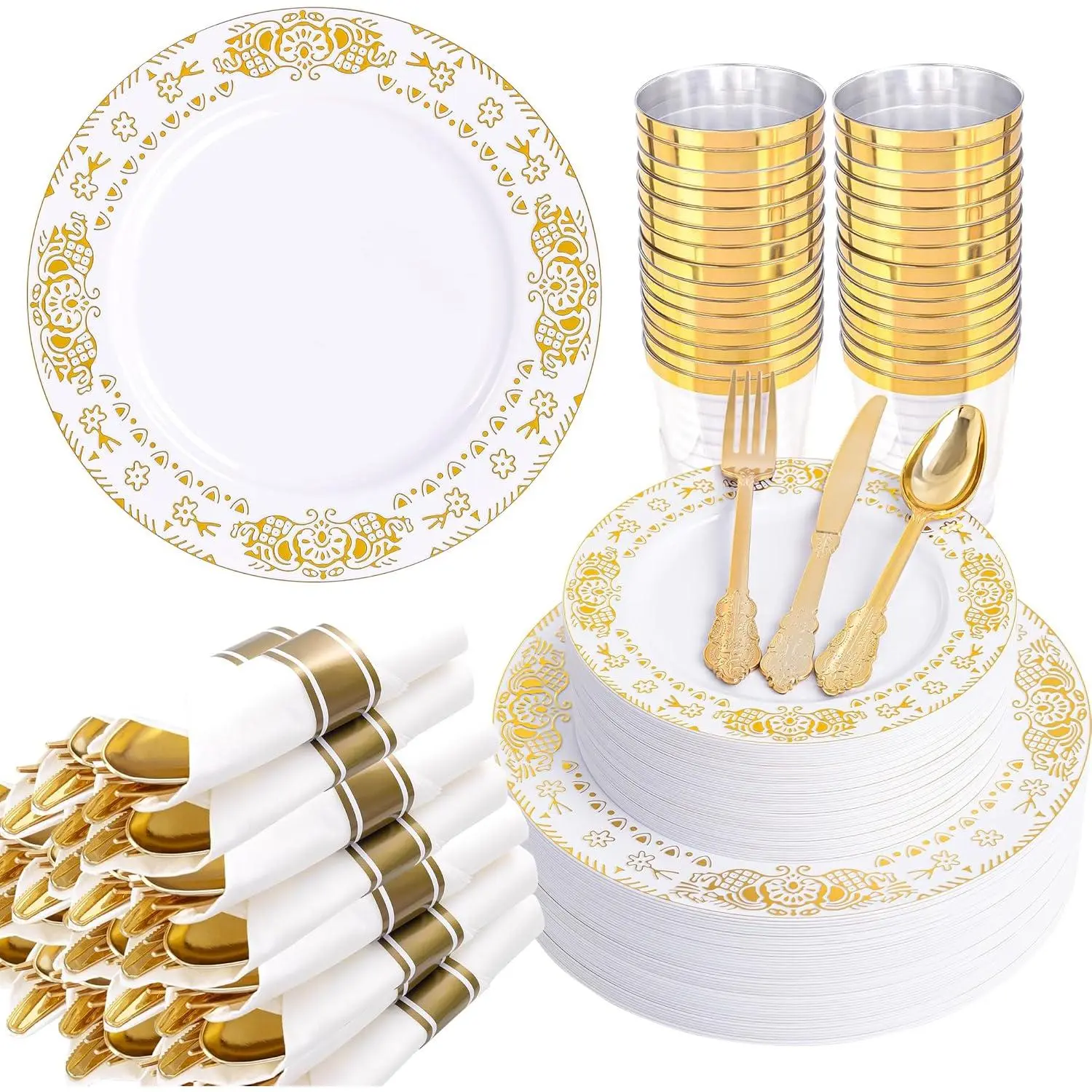 White and Gold