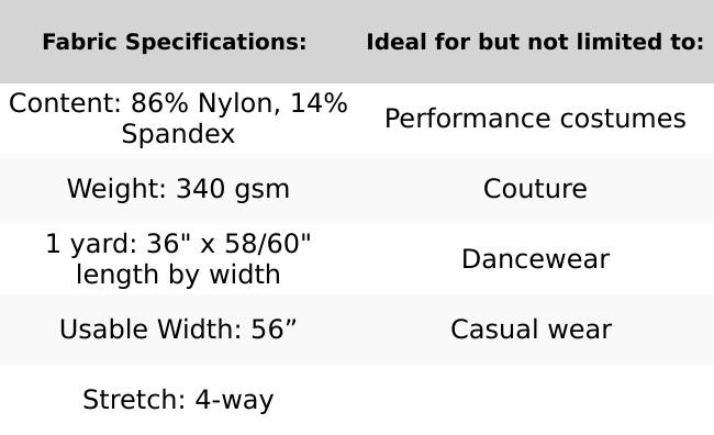 Medusa Snake Skin Pattern Foil Printed Spandex Fabric | Blue Moon Fabrics