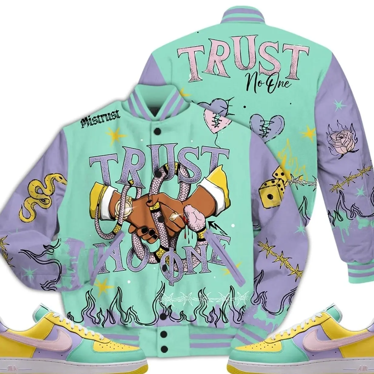 Yellow Pulse Hydrangeas Emerald Pink 2026, Air Force 1 Low Easter Outfits Varsity Jacket, Tattoo Trust No One Sneaker Matching Shirts