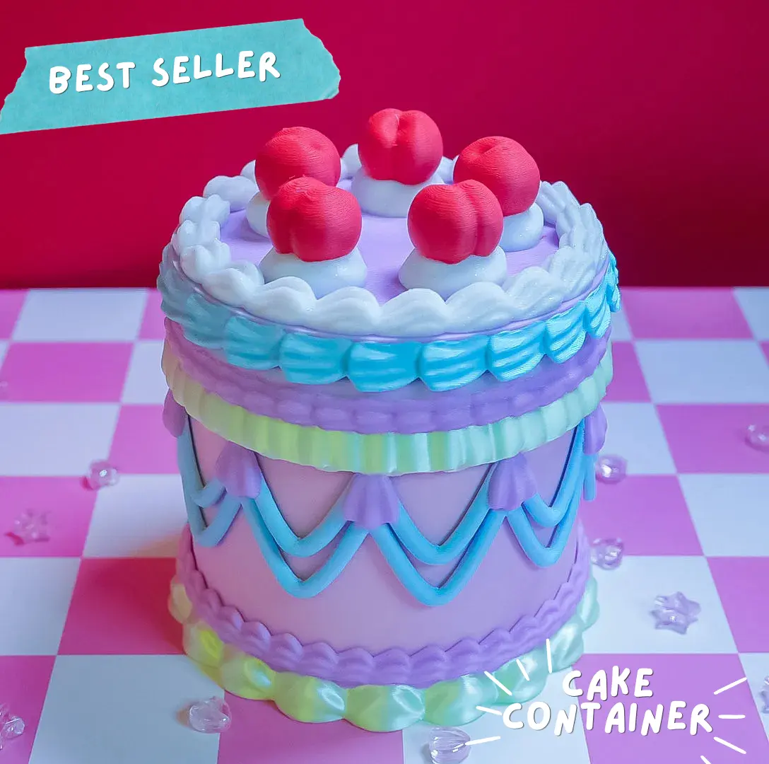 Whimsical Cake Container Whimsical Cake Container