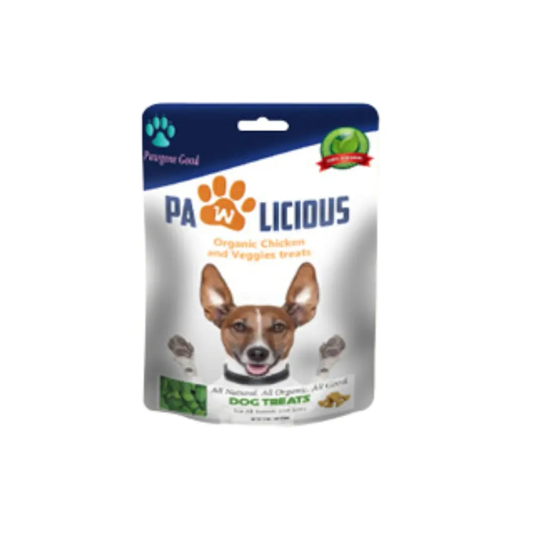 Pawlicious Organic Potato Chips for Dogs –Organic Chicken and Veggies