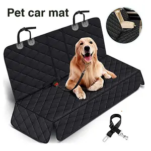 New Waterproof Dog Car Seat Cover, Waterproof Seat Protectors, Backseat Pet Car Mat, Separable Rear Dog Pad, Includes Cargo Liner, Fits Suv Truck Car