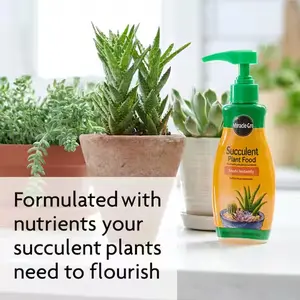 Succulent Plant Food 8 oz. Liquid Plant Food for Indoor Succulents, Cacti, Aloe Vera and More, Liquid Fertilizer