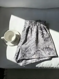 Women's Camo Print Shorts, Casual Comfy Breathable Elastic Shorts for Summer, Ladies Bottoms for Daily Wear