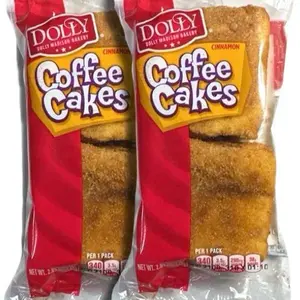 Dolly Madison Coffee Cakes | Cinnamon Flavor | 2 Boxes of 8 Count | 2.89 oz Each | Snack | Perfect for Any Occasion