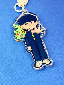 Mob Pyscho 100 Keychain: Shigeo "Mob" Kageyama & Dimple