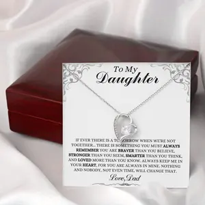 Unique Christmas Gift For Daughter From Dad, Daughter Necklace From Dad, To My Daughter Gift From Dad, Daughters Birthday, Grown Up Daughter