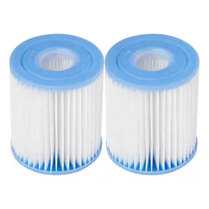 Intex Swimming Pool Easy Set Filter Cartridge Replacement - Type H (2 Pack)