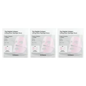 CosRx The Peptide Collagen Lifting Glow Hydrogel Beauty Mask, 3 Sheets, 1.19 oz (34 g) Each