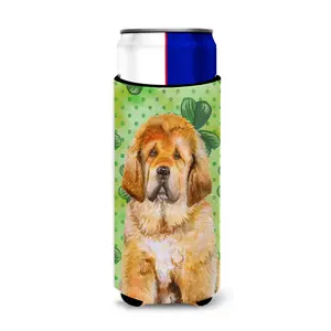 Tibetan Mastiff St Patrick's  Ultra Hugger for slim cans BB9895MUK