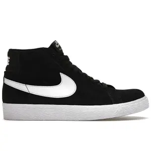 Nike Men's SB Zoom Blazer Mid Black White Skateboarding Shoes, from StockX