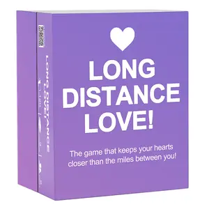 Long Distance Love – Long Distance Relationship Card Game for Couples, Perfect Gift for Valentine's Day