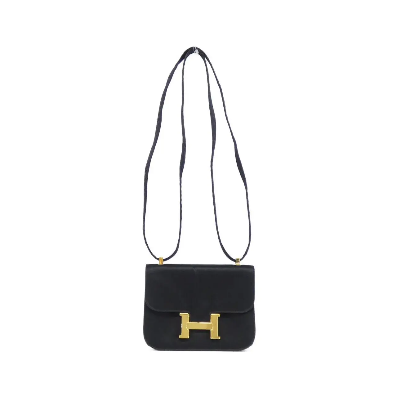 Pre-owned HERMÈS Satin Shoulder Bags Hermes Micro Constance3 Shoulder Bag