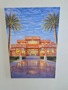Look Mansion 24 x 36 "Print Only" Canvas - Exclusive Graffiti Mansion Artwork for Modern Interiors