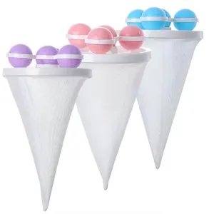 3 Counts Washing Machine Filter Bag, Reusable Floating Hair Filter for Laundry Washer