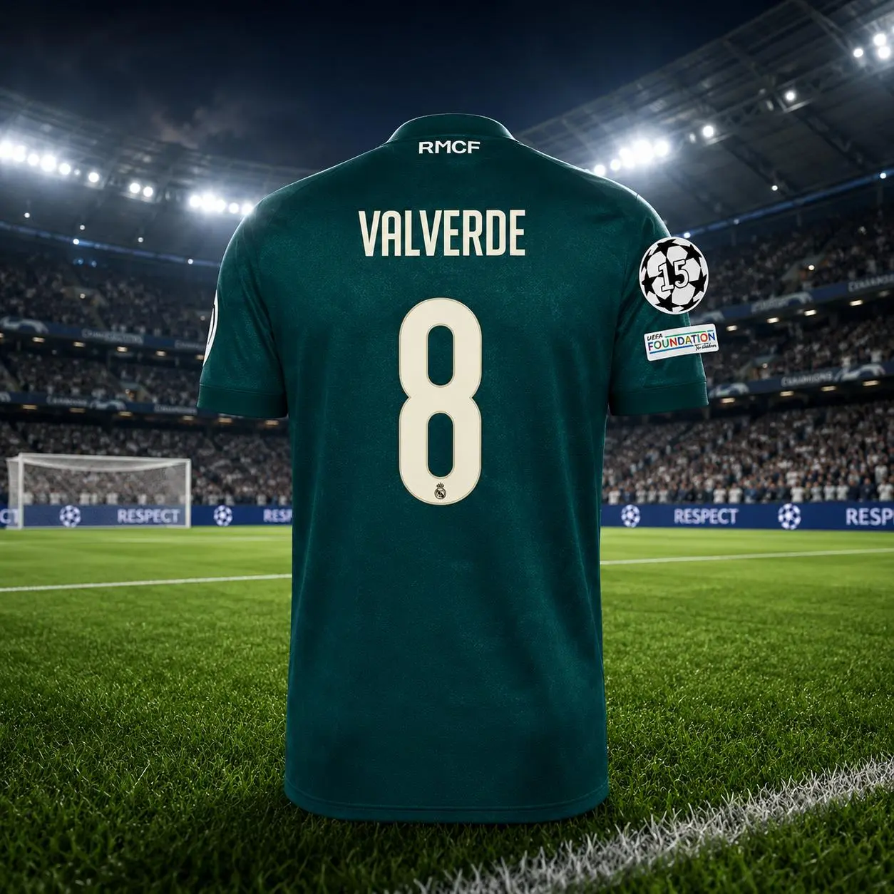 Valverde #8 Away Soccer Jersey 2026/27, Unisex Football Shirt, Breathable Quick Dry Match Day Fan Jersey, Athletic Sportswear for Men & Women