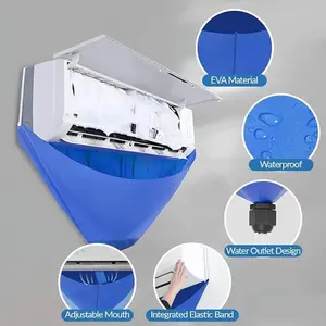 Blue Air Coditioning Cleaning Bag Air Coditioning Cleaning Cover Cleaning Cover Bag Air Coditioning Cleaning Tool Air Coditionin Heavy Duty