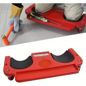 1pc Rolling Knee Pad Platform with Wheels, ABS Material, Multi-Function with Built-In Tool Tray, Comfortable Cushioned Kneeling Pad for Machine Workers, Carpenters, Flooring, And Car Repairs