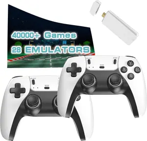 Retro Game Console, Plug and Play Video Game Console Built in 40000+ Games, 28 Classic Emulators