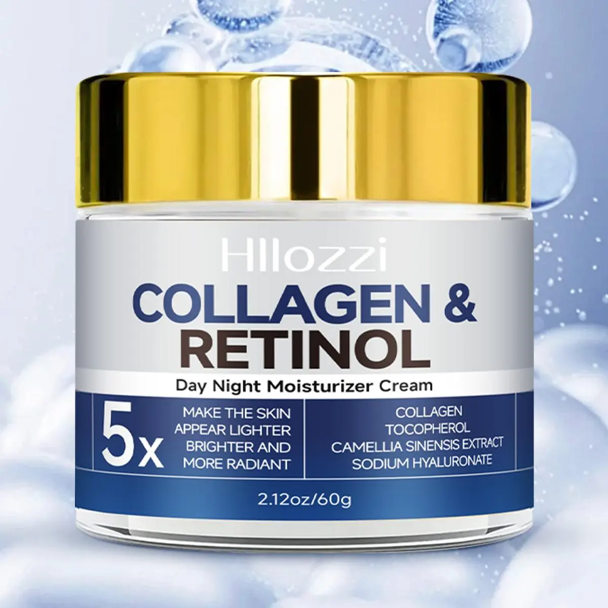 Collagen & Retinol Firming Cream, Moisturizing & Nourishing Skin Care Cream, Deeply Moisturizing, Hydrating Skin Care Product for Women & Men, Firming Deep Hydration, Collagen Hyaluronic Acid, Moisturized Skin, Firming Anti Wrinkle