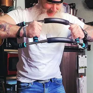 Merach Adjustable Power Twister Bar for Arm Trainer, Chest and Arm Strength Training Equipment for Men, Portable Upper Body Workout Machine for Home Gym Fitness, Shoulder Muscle Training, Portable Spring Resistance, TikTokShopBlackFriday