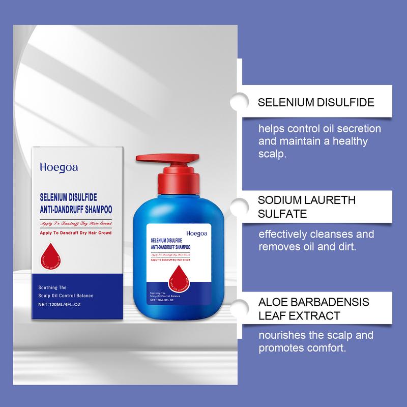 Selenium Sulfide Shampoo –Deep Scalp Cleanser, Lightweight & Volumizing Hair Wash, Leaves Hair Fresh, Soft & Shiny