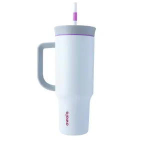 Owala 40oz Stainless Steel Straw Tumbler - White Owala 40oz Stainless Steel Straw Tumbler - White