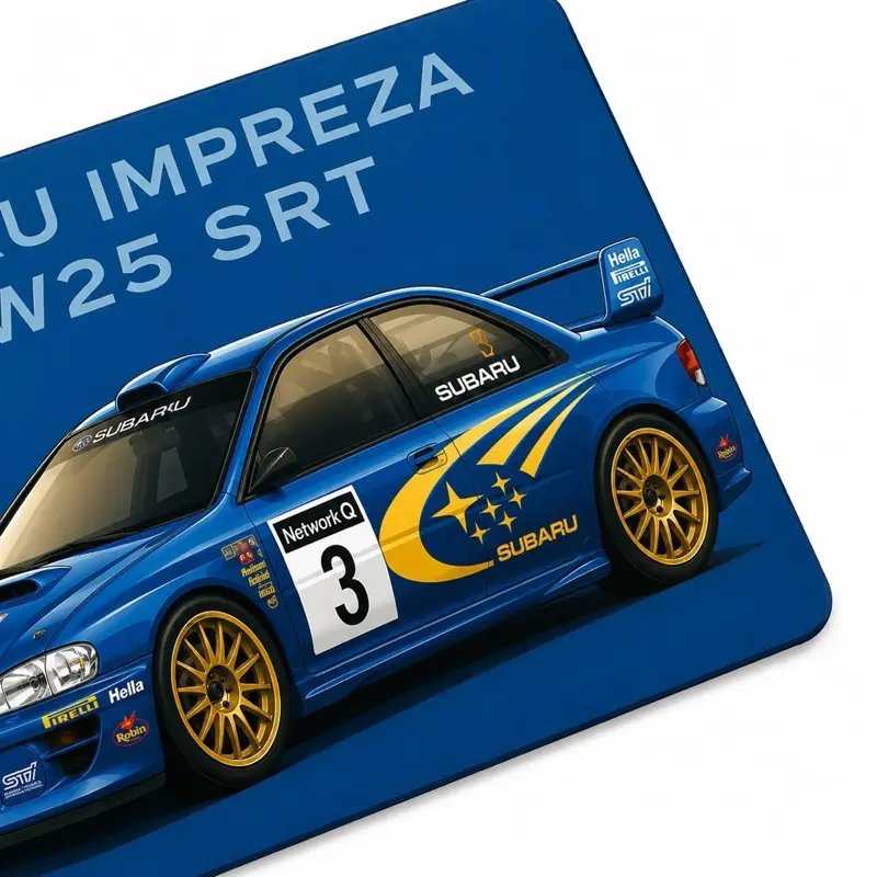 Subaru Ralley series Themed Stickers. The Ultimate Rectangle Sticker for Anywhere & Anything | Waterproof Vinyl | Clean Minimal Tech Aesthetic | Perfect for Laptops, Phones & Everyday Use