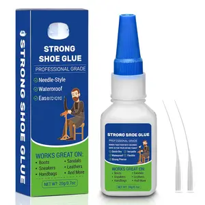 Shoe Glue-Quick Dry Sole Repair Adhesive,Professional Grade   Clear Repair Glue for Sneakers, Boots,Sandals,Leathers,Handbags and More