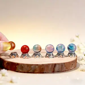 1:12 Scale Magic Theme Crystal Ball with Base, Decorative Figurine, Figurines Decor, Mini Decor Prop for Dollhouse and Micro Photography, Collectible Room Decor, Perfect for Collectors