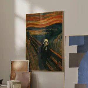 The Ghost Scream – Funny Horror Movie Poster for Room or Wall Decor posters room decor