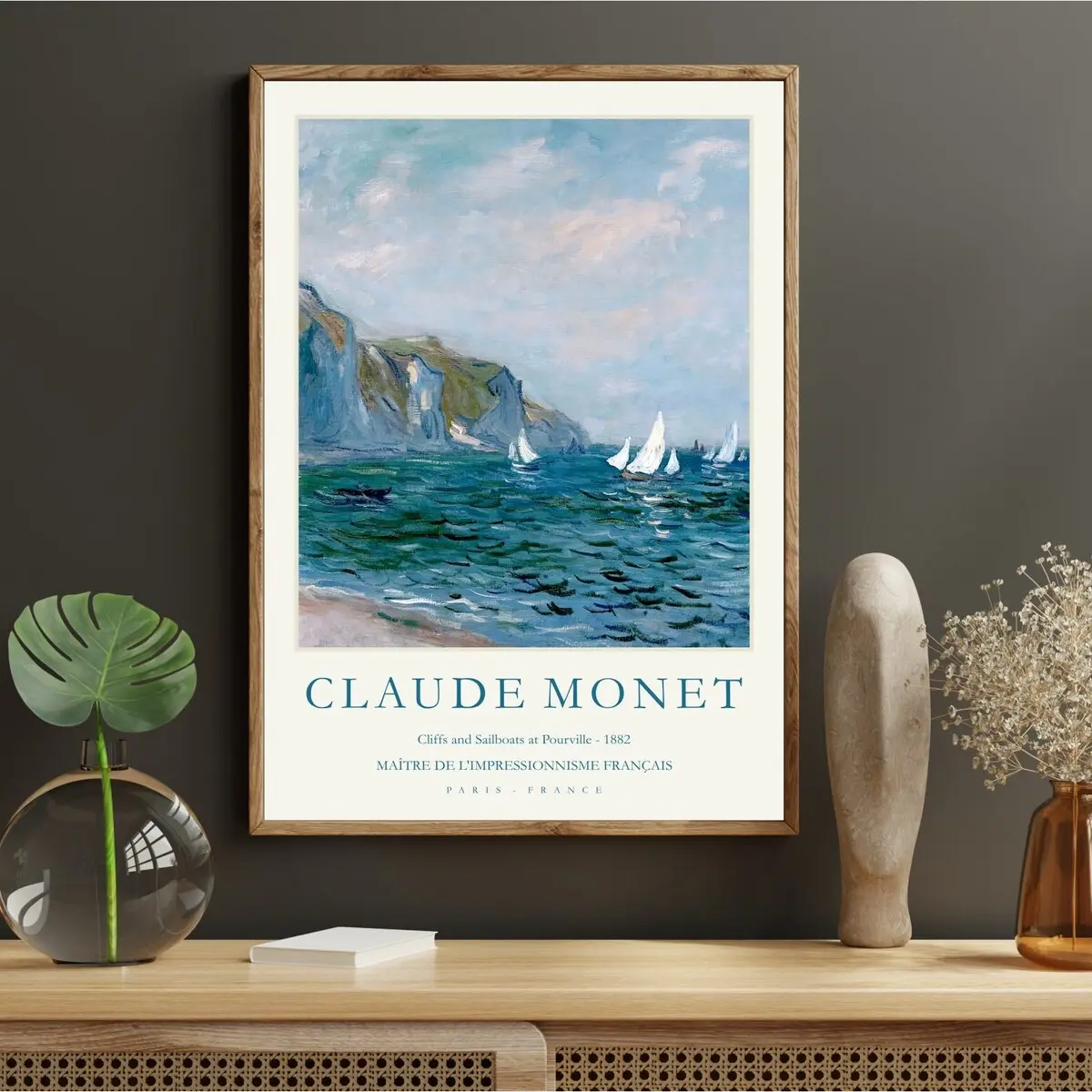 Room Decor, Claude Monet Art Print Museum Exhibition Poster