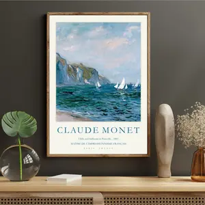 Room Decor, Claude Monet Art Print Museum Exhibition Poster