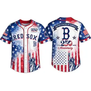 Red Sox Celebration USA 250 Anniversary 1776 2026 Jersey