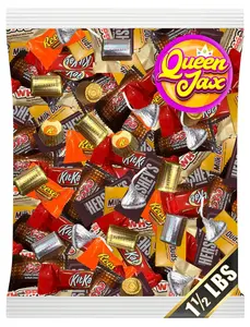 Assorted Chocolate Candy Variety Pack Bulk - 1.5 Lb Bulk Candy Chocolate Mix-  Chocolate Candy Bulk - Chocolate - Bulk Candy Individually Wrapped Chocolate Candy Bars - Candy Bulk