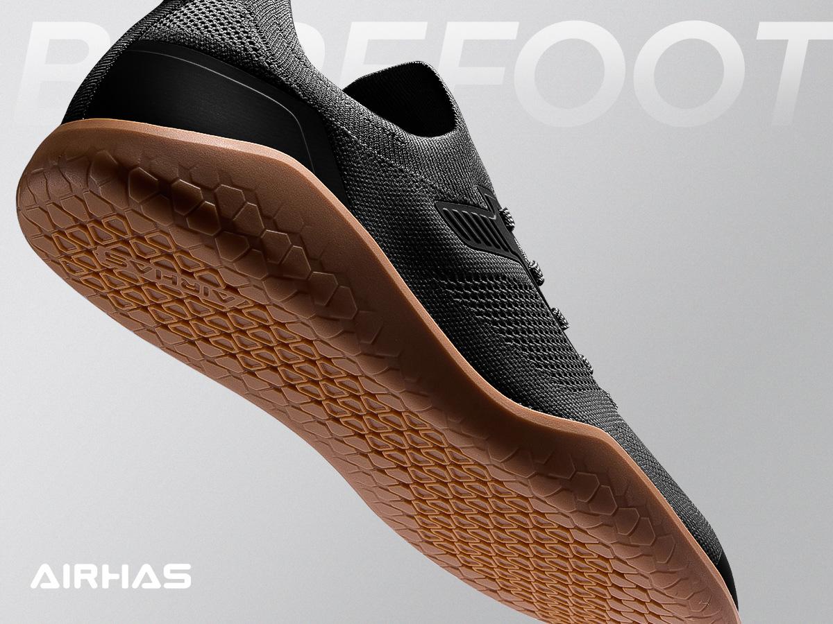 Airhas Men's Barefoot Shoes Zero Drop Wide Toe Box Minimalist Slip-on Gym Shoes for Men Deadlift Cross Training Sneakers #Outdoorfun #TikTokShopBlackFriday