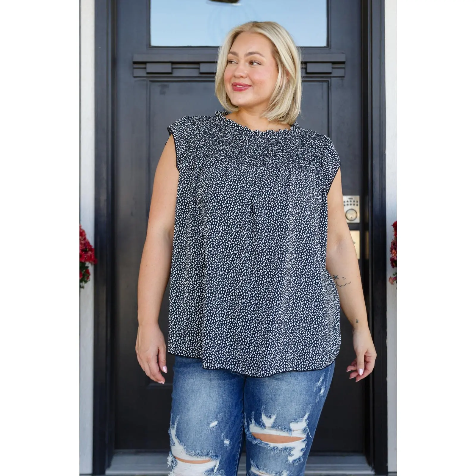 Not So Conventional Cap Sleeve Top
