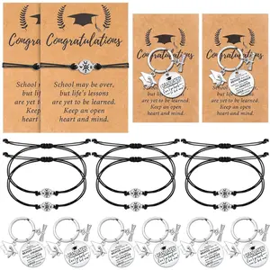 16 Set Graduation Gifts Bulk Includes 8 count Compass Bracelets and 8 count Graduation  Class of 2025 Graduation Souvenir Gifts for Congrats Grad 2025 Graduate College High School Students