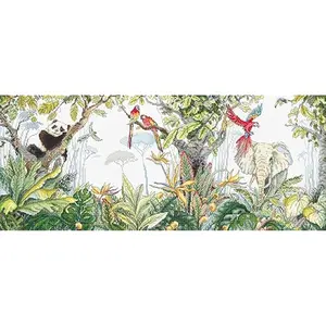 Wizardi LetiStitch Counted Cross Stitch Kit Jungle Time L8071
