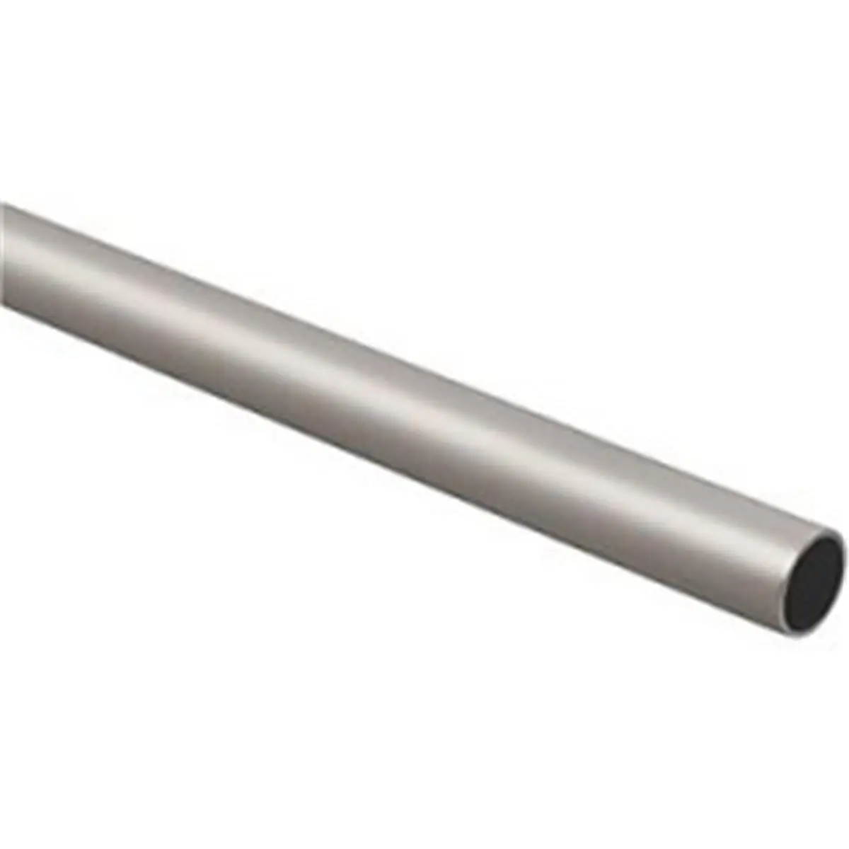 212 MAIN 6 ft Satin Nickel Heavy-Duty Wall-Mount Closet Rod - Large Diameter Basic Closet Storage, Decorative Bath Accessory for Bathroom Home Supplies