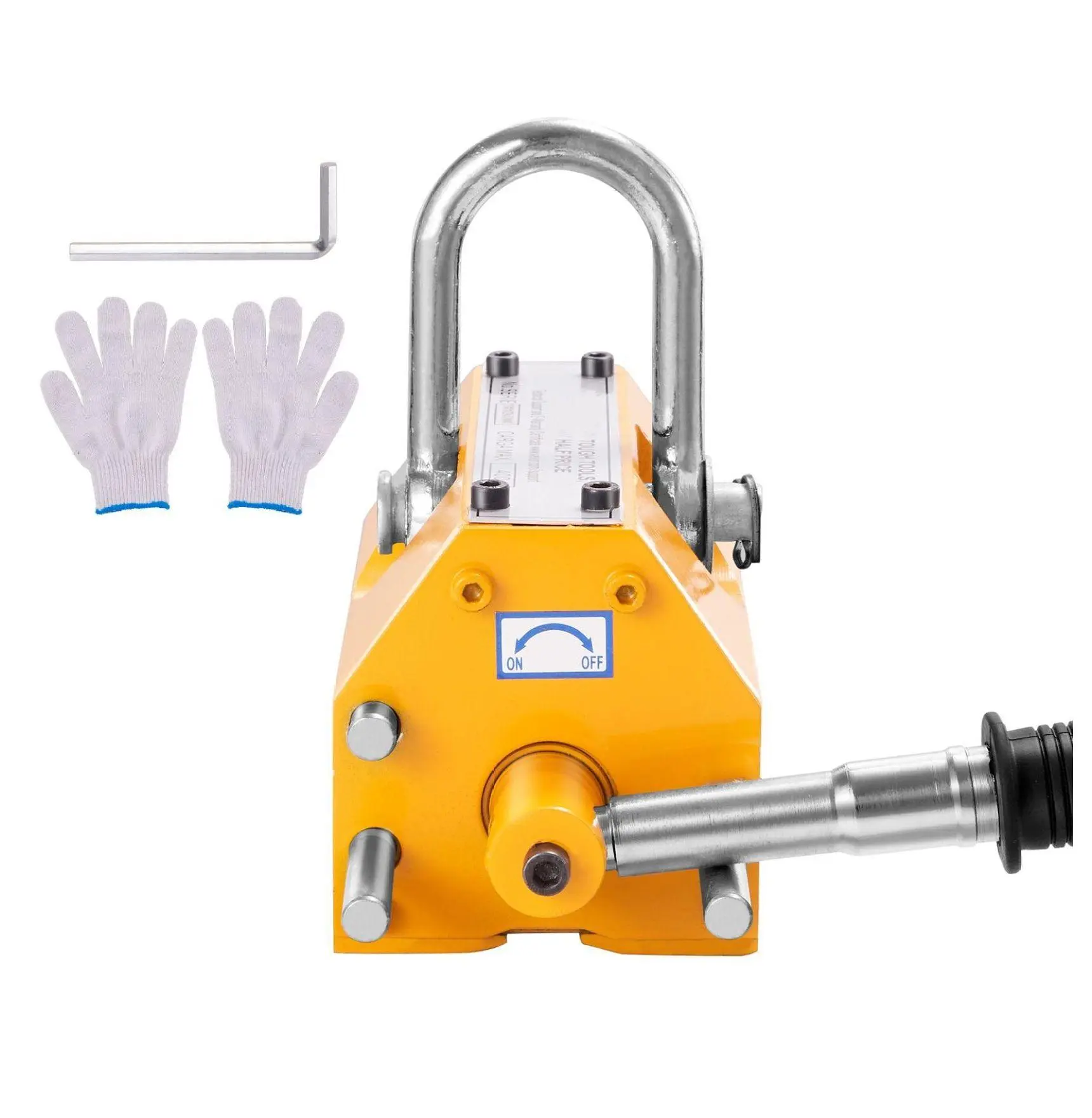 Magnetic Lifter 660lbs Capacity - Heavy Duty Steel Lifting Magnet, Neodymium Magnet with Release Handle, Permanent Lifting Magnets for Workshop, Crane, Steel Plate 300 kg