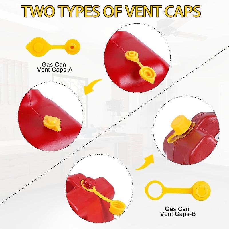 5 kit Yellow Gas Can Spout Replacement, Gas Can Nozzle, Flexible Pour Nozzle Suitable for Most 1/2/5/10 Gal Oil Cans, Fuel Can Spout Replacement with SCEPTER, MIDWEST, AMERI-CAN, PLASTIC EAGLE PG5 & KP SERIES