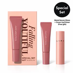 [Special Lip Set] LIP-PRESSION Metal Serum Gloss Lipgloss + Cover Lip Primer Set