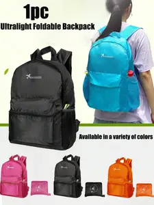 15 L Foldable Backpack, Ultralight Waterproof Daypack, Small Hiking Backpack For Men And Women, Walking Rucksack Daypack, Foldable Hiking Backpack For Travel School Backpack, Lightweight School Bag, Back To School, Portable, Foldable